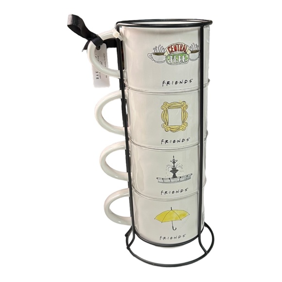 Rae Dunn Friends Mug Stacker Set - Picture 1 of 2